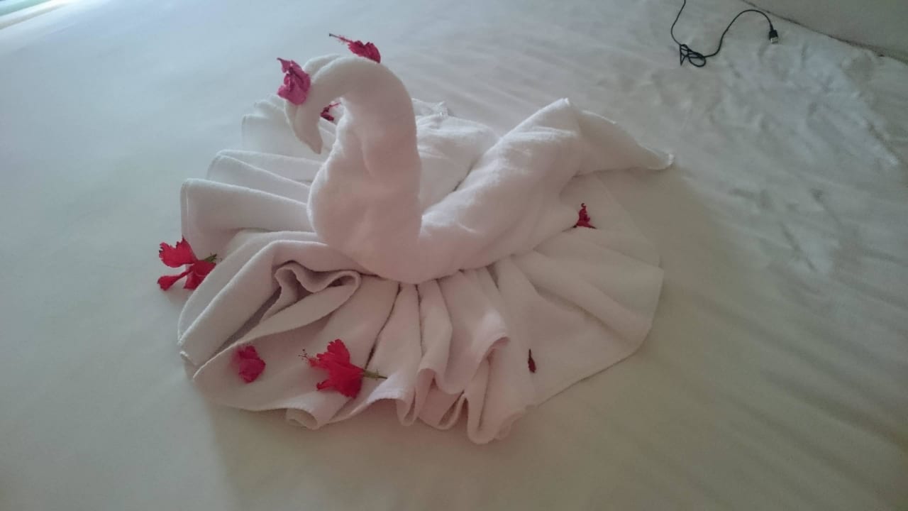 Bettdeko Schwan Hotel Mercure Hurghada