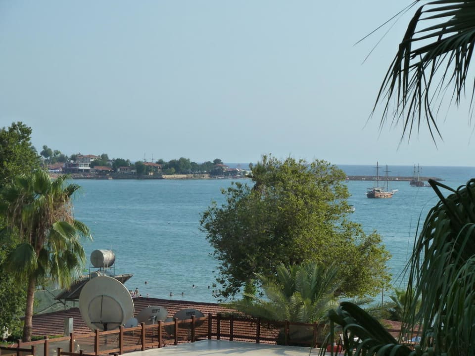Sicht vom Balkon Side Bay Hotel