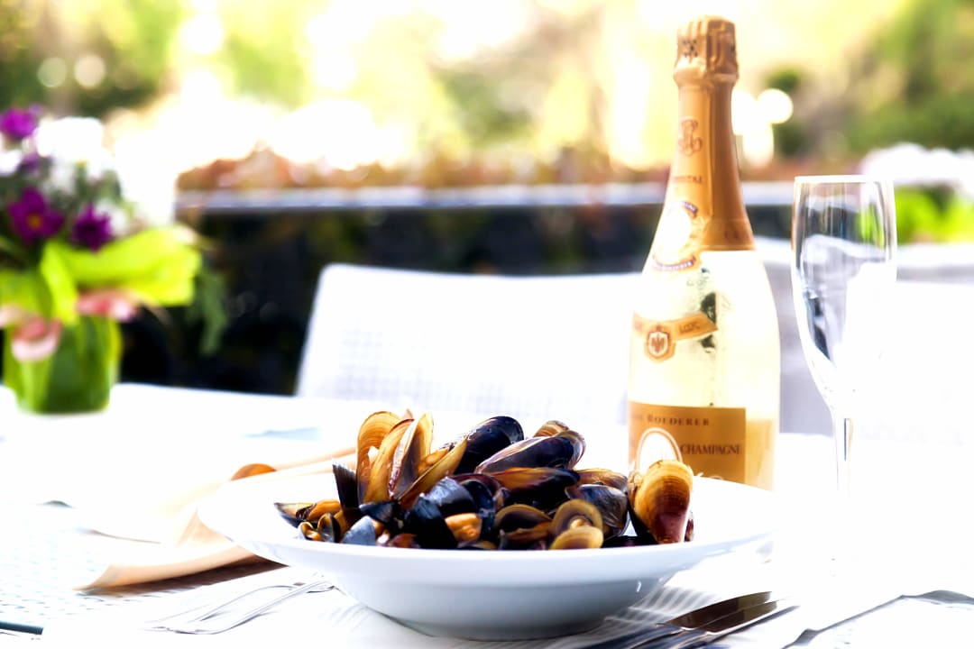 The Summer Garden of Salini Grand Hotel & SPA Primoretz