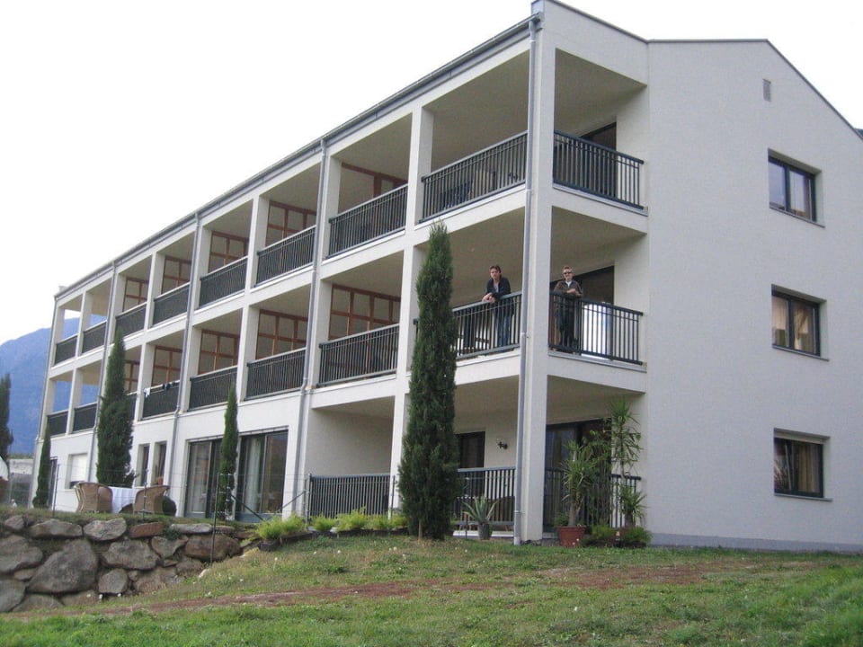 Die Rückseite des Hauses Hotel Residence Haselgrund