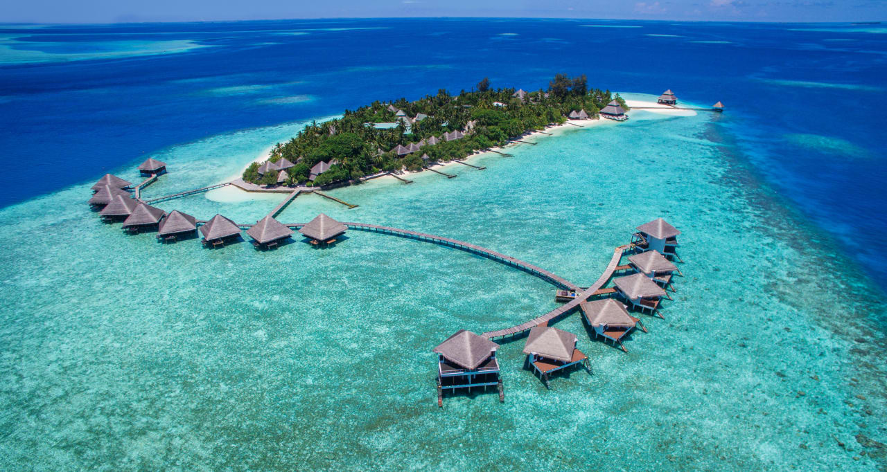 Ausblick Adaaran Club Rannalhi - All Inclusive