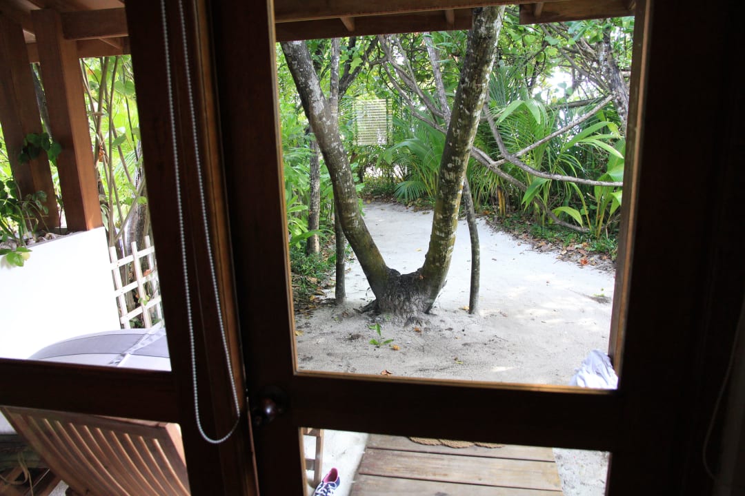 Ausblick nach draußen NH Collection Maldives Reethi Resort