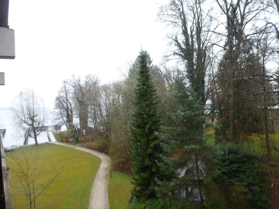 Ausblick vom Zimmer  Yachthotel Chiemsee