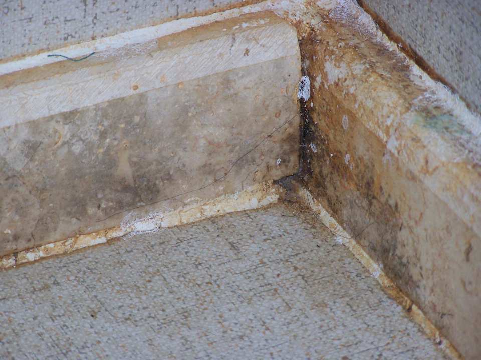 Verschimmelte und verdreckte Dusche Riviera Aqua Park Resort