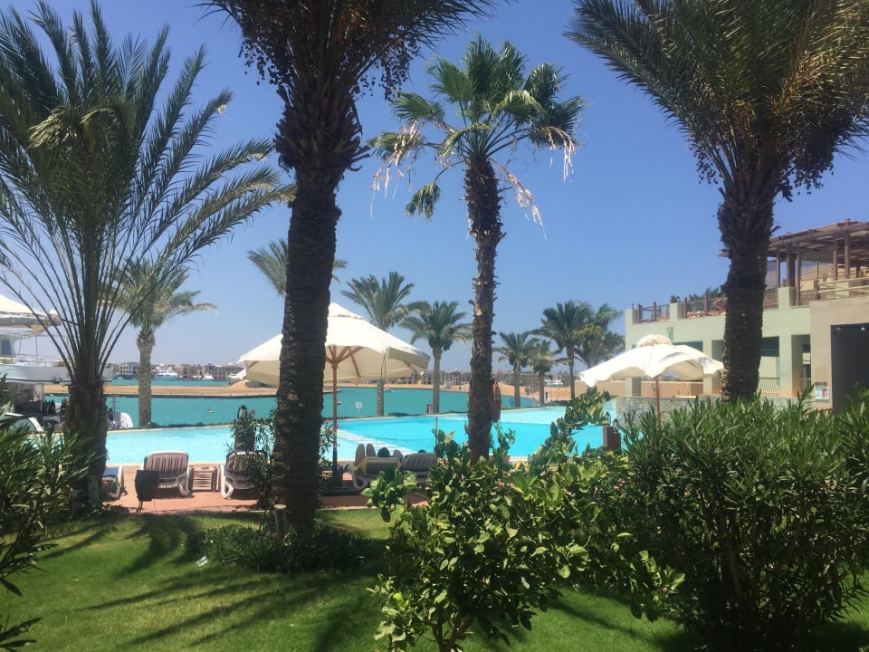 Ausblick vom Restaurant Marina Lodge At Port Ghalib