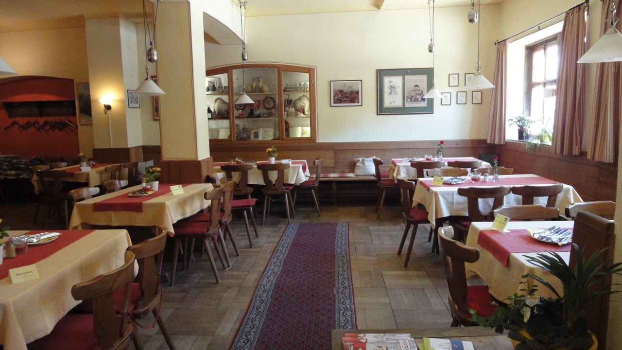 Großer Speiseraum Gasthof Butz