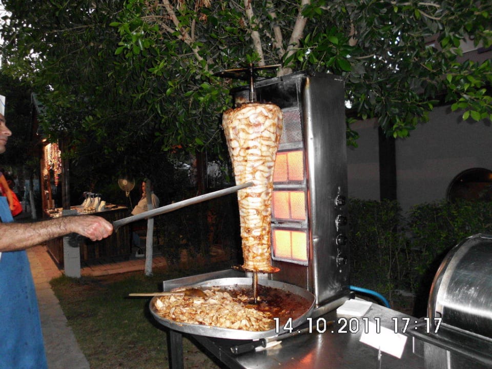 Leckerer Döner am Gala-Abend Hane Family Resort