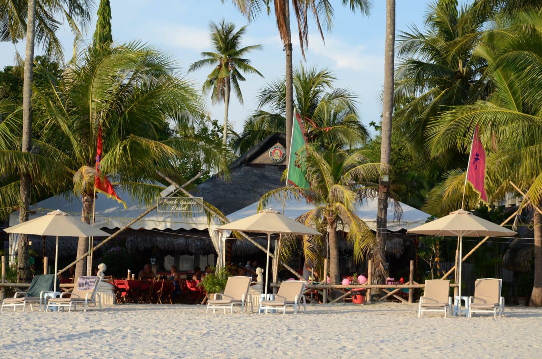 Restaurant vom Strand gesehen Hotel Beach Garden Resort