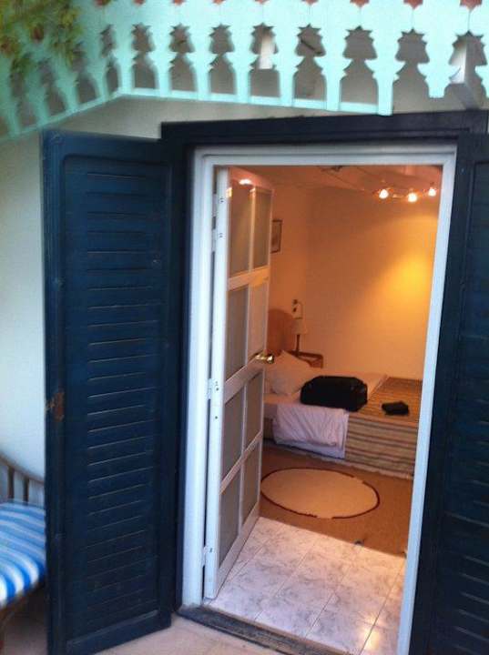 Eingang Bungalow Ghazala Beach