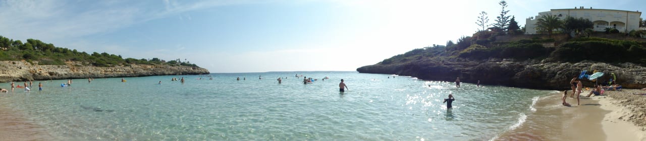 Panorama-Strand... blau punta reina