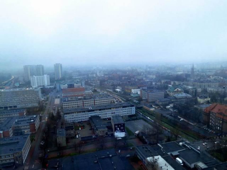 Ansicht nach Aussen zur Stadt Courtyard by Marriott Katowice City Center