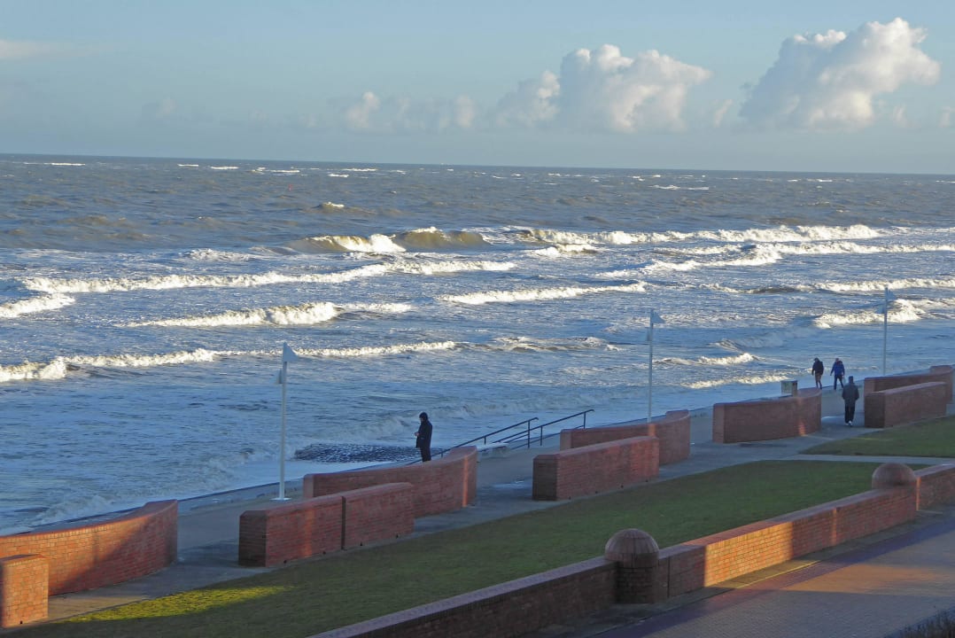 Blick vom Balkon Strandhotel Georgshöhe