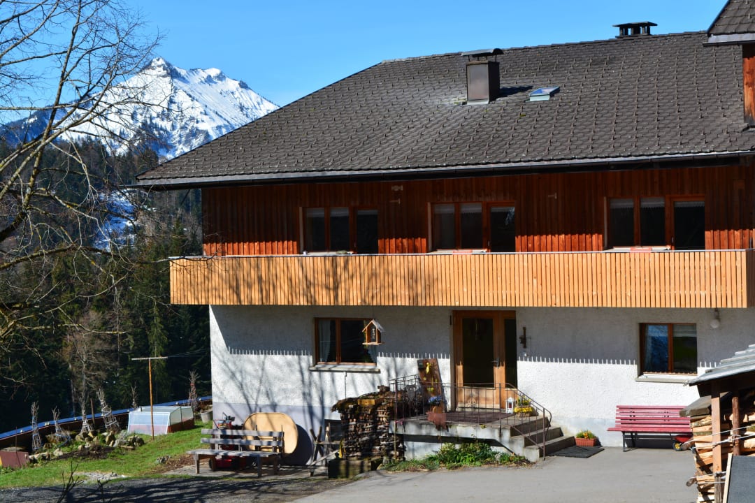 Hauseingang Bergbauernhof Fegg