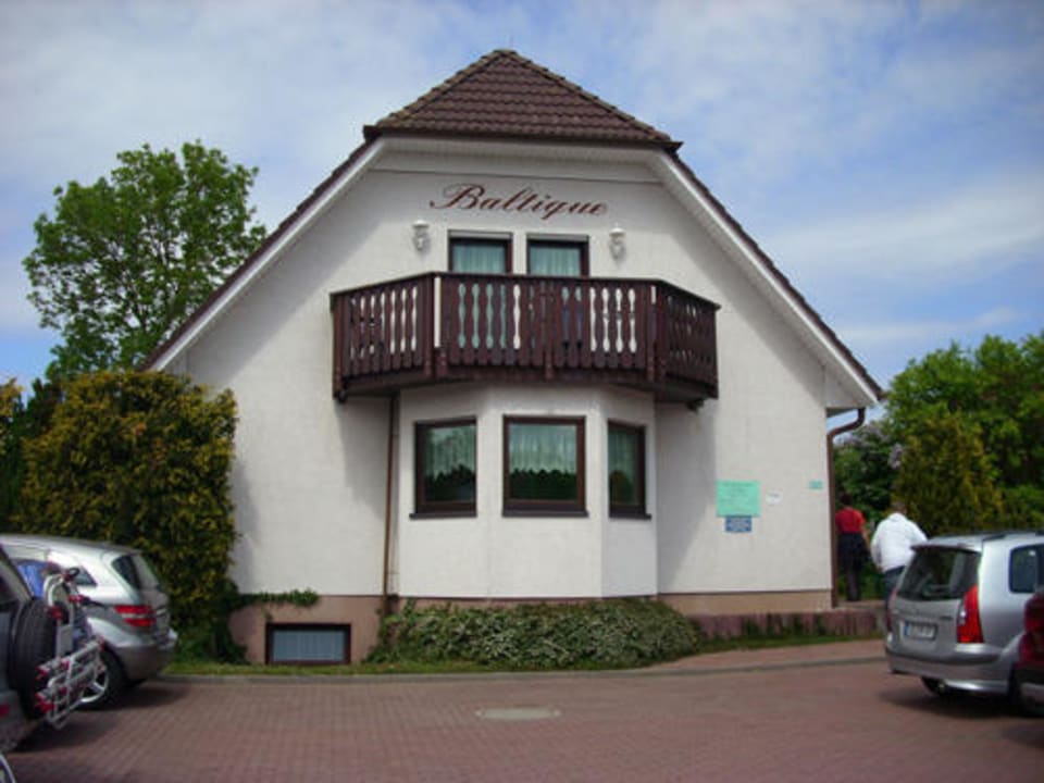 Blick zum Balkon Ferienwohnung Nr. 3 Ferienwohnungen Baltique