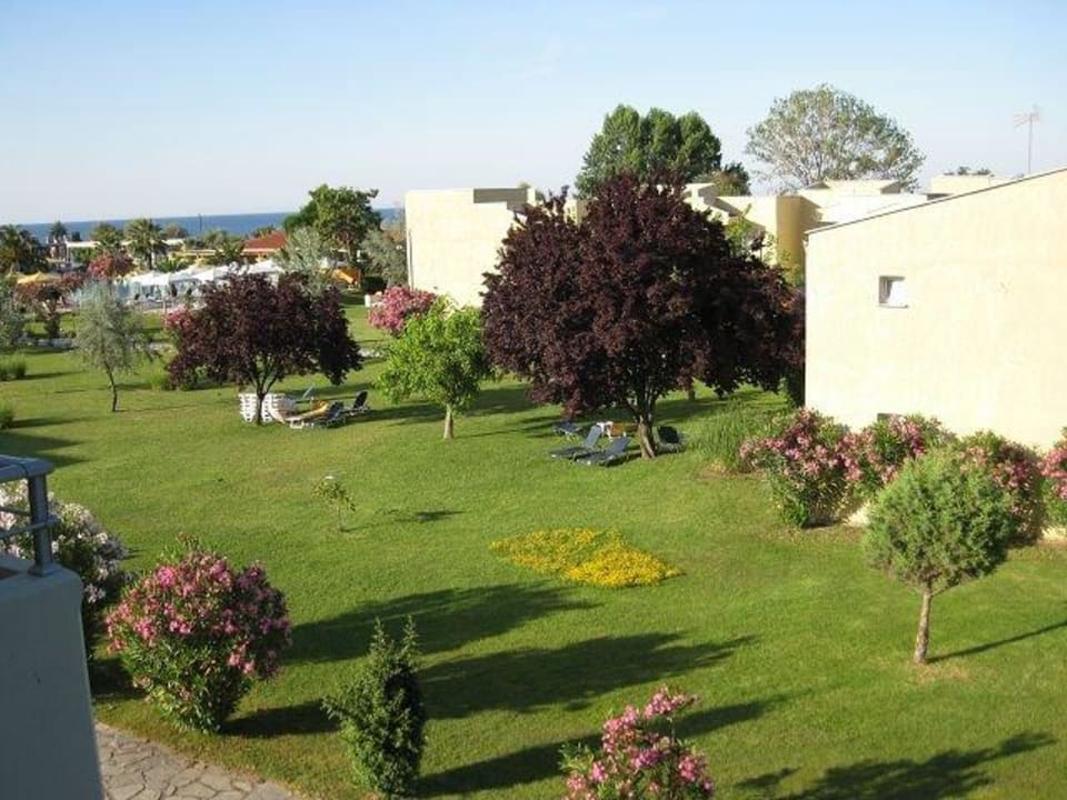 Blick vom Balkon Zimmer 722 alltoura Club Hotel Poseidon Palace