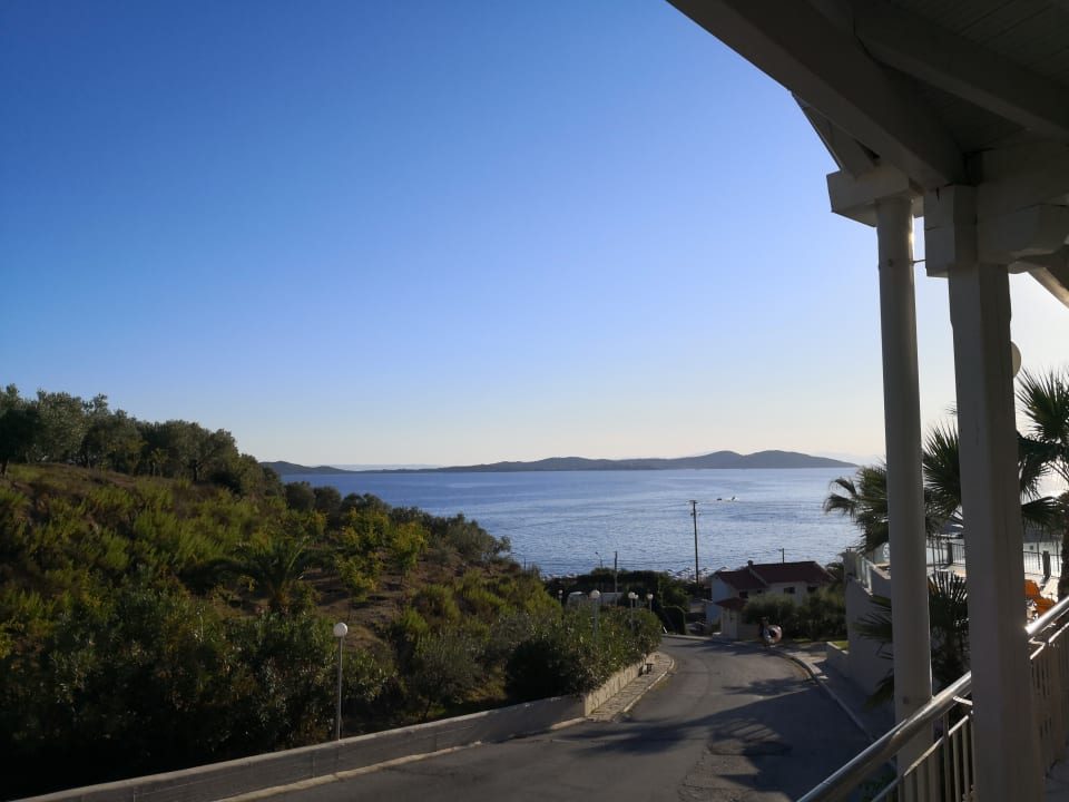 Ausblick Akrathos Beach Hotel