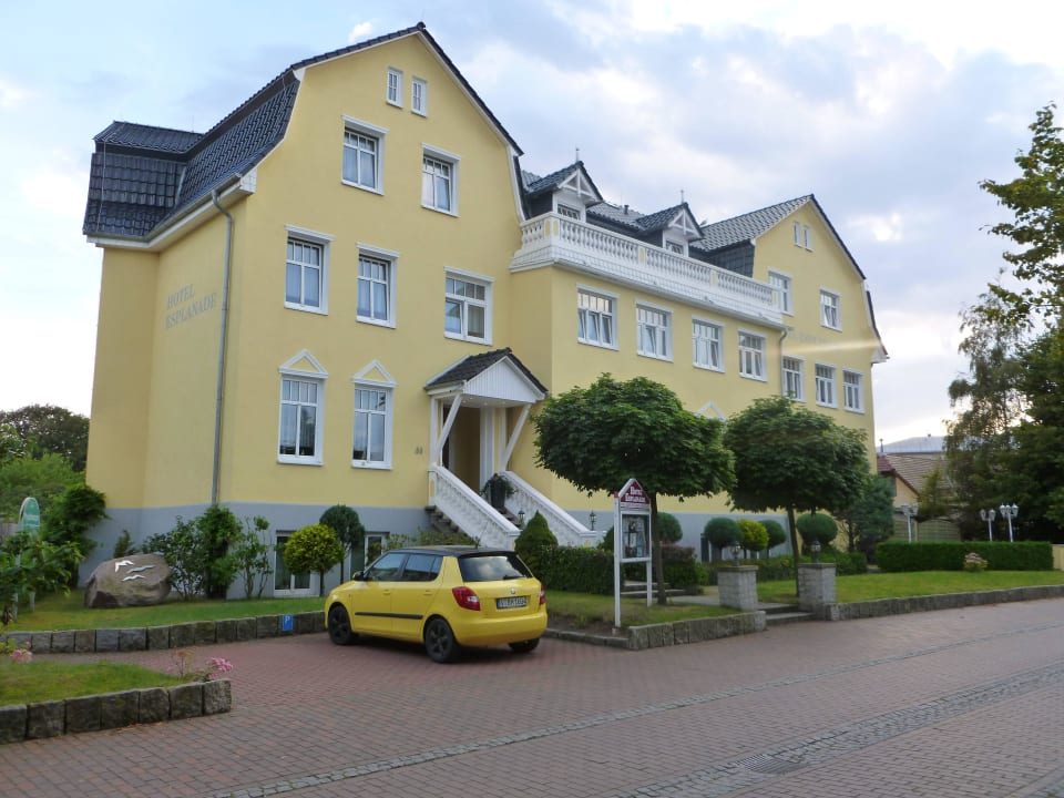 Eingangsbereich Hotel garni Esplanade