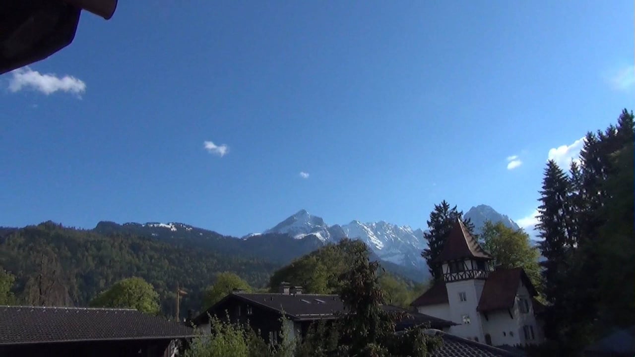 Ausblick vom Balkon HYPERION Hotel Garmisch-Partenkirchen