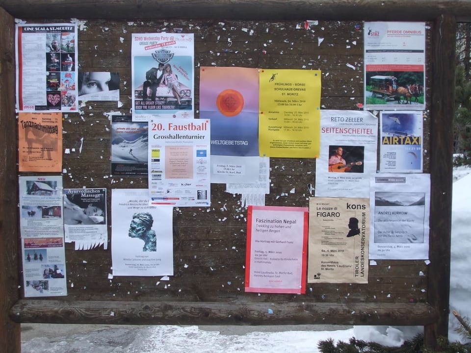 Veranstaltungshinweise in Sankt Moritz Bad Hotel Laudinella