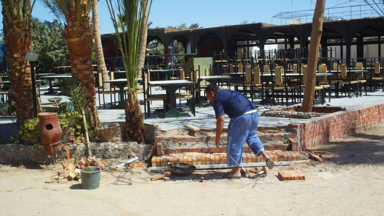 Teil des neuen Beachrestaurants Giftun Azur Resort