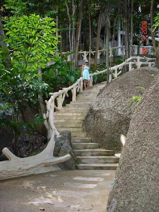 Zugang zur Villa Panviman Resort Koh Phangan