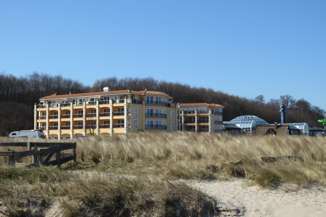 Hotel vom Strand aus Hotel Gran Belveder