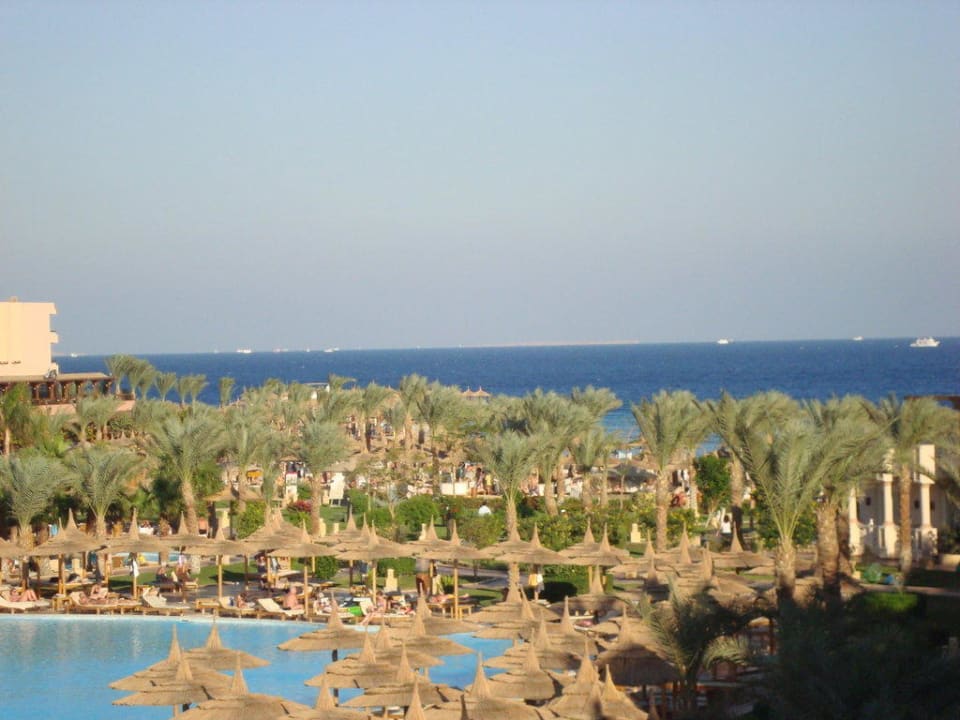 Blick vom Zimmer auf´s Meer Pickalbatros Palace Resort