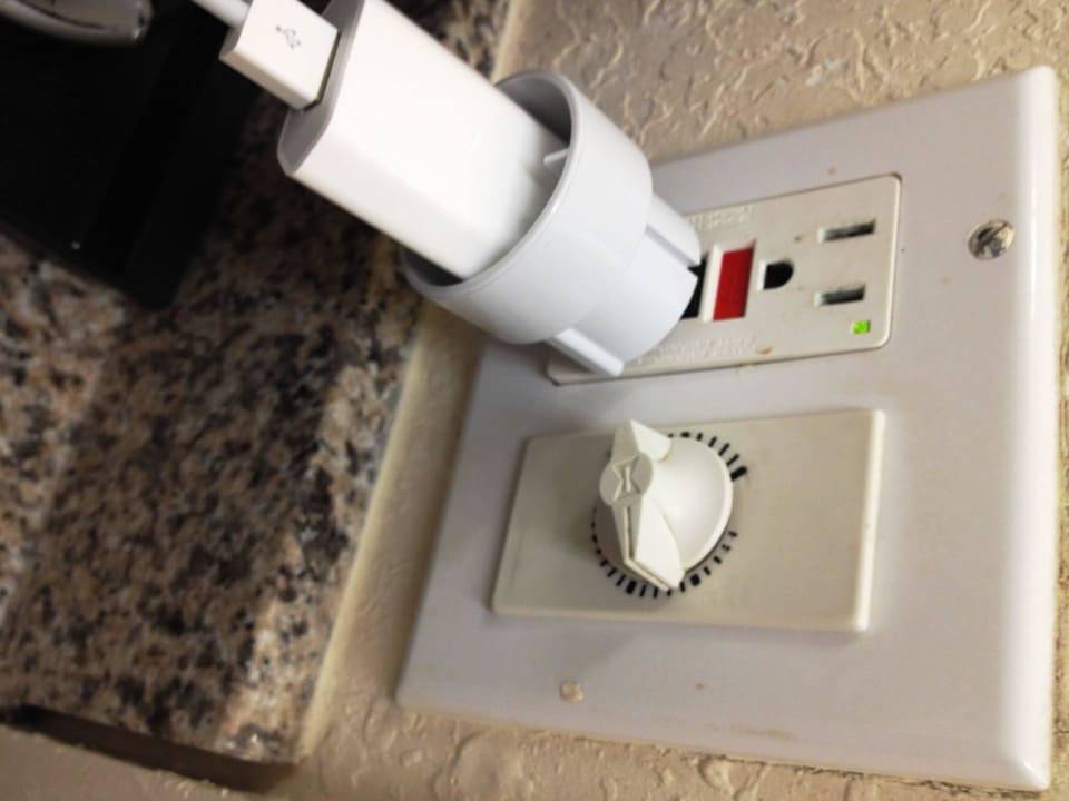 Re.Lichtschalter mit automatischer Zeitschalter Hotel Travelodge Florida City