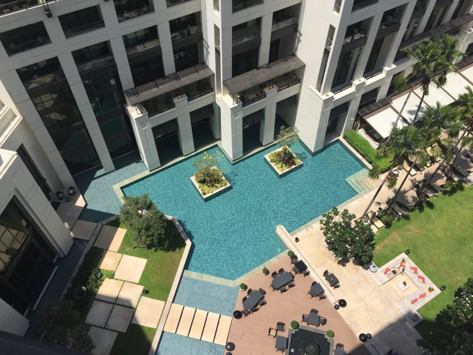 Ausblick vom Balkon Siam Kempinski Hotel Bangkok