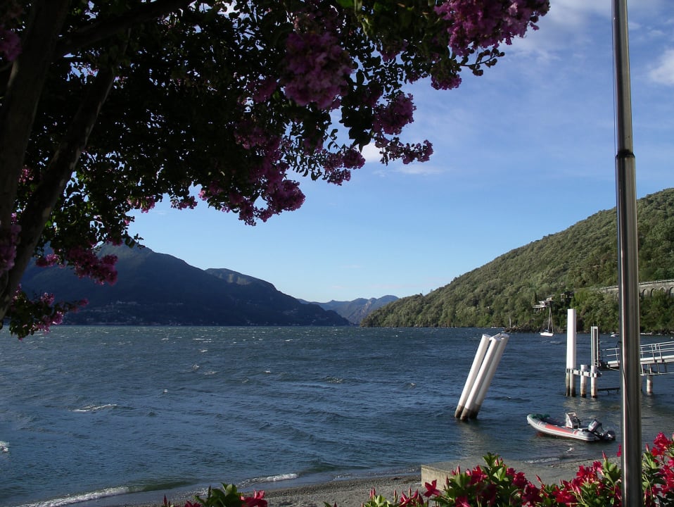 Blick von der Pizzeria in Richtung Süden Hotel Lumin
