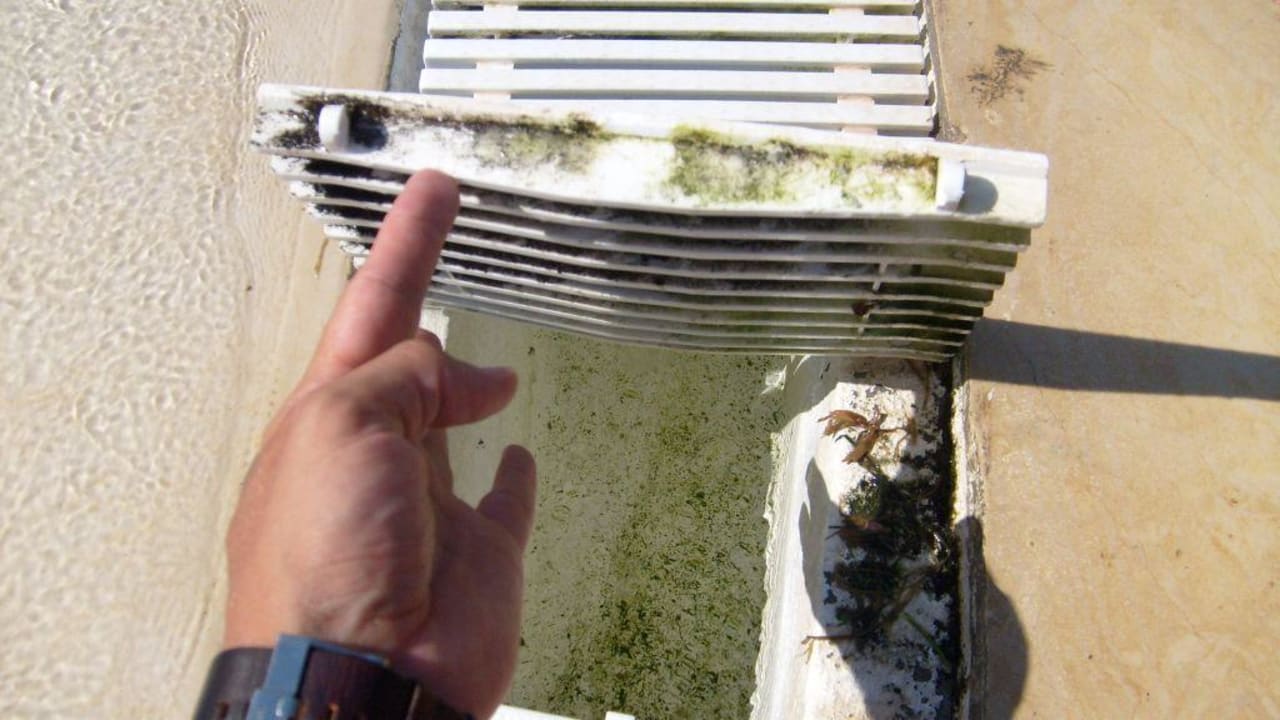 Pool und dessen Zustand Hotel Houria Palace