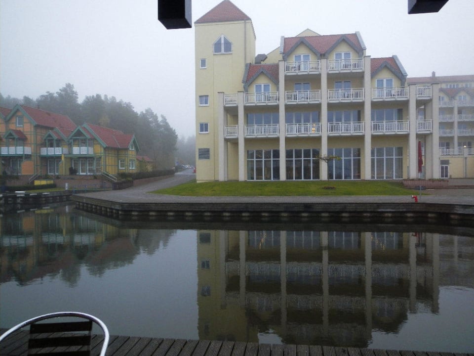 Blick aus dem Haus Precise Resort Hafendorf Rheinsberg