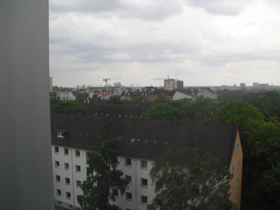 Ausblick von Zimmer 615 Mercure Hotel Hamburg Mitte