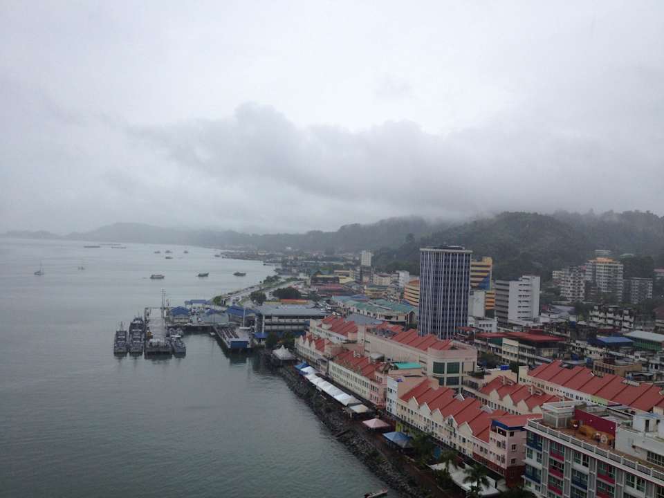 From swimming pool Hotel Four Points by Sheraton Sandakan