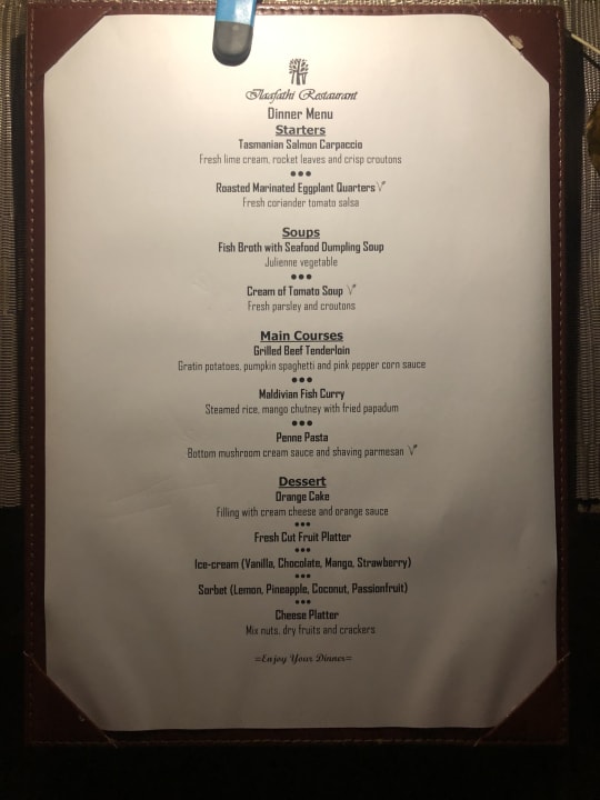 Gastro Banyan Tree Vabbinfaru