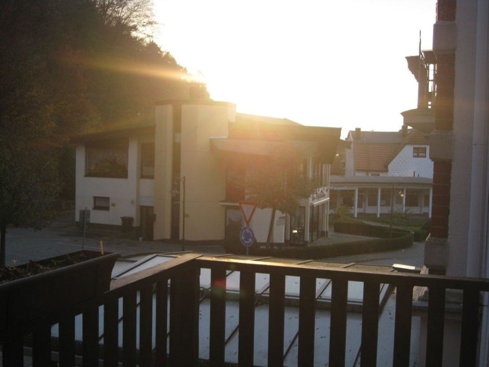 Sonnenaufgang auf dem Balkon Göbel's Vital Hotel Bad Sachsa