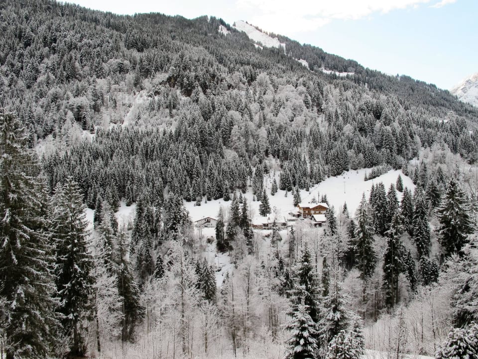 Blick vom Balkon aus Verwöhn- und Wellnesshotel Walserhof