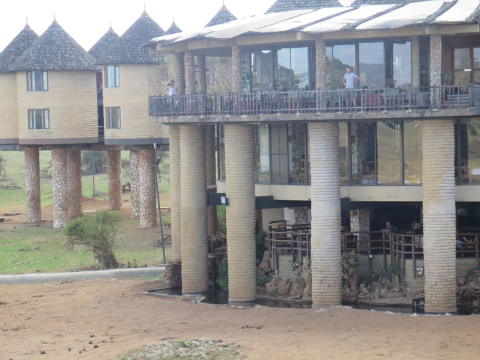 Ausblick aus unserem Zimmer Salt Lick Safari Lodge