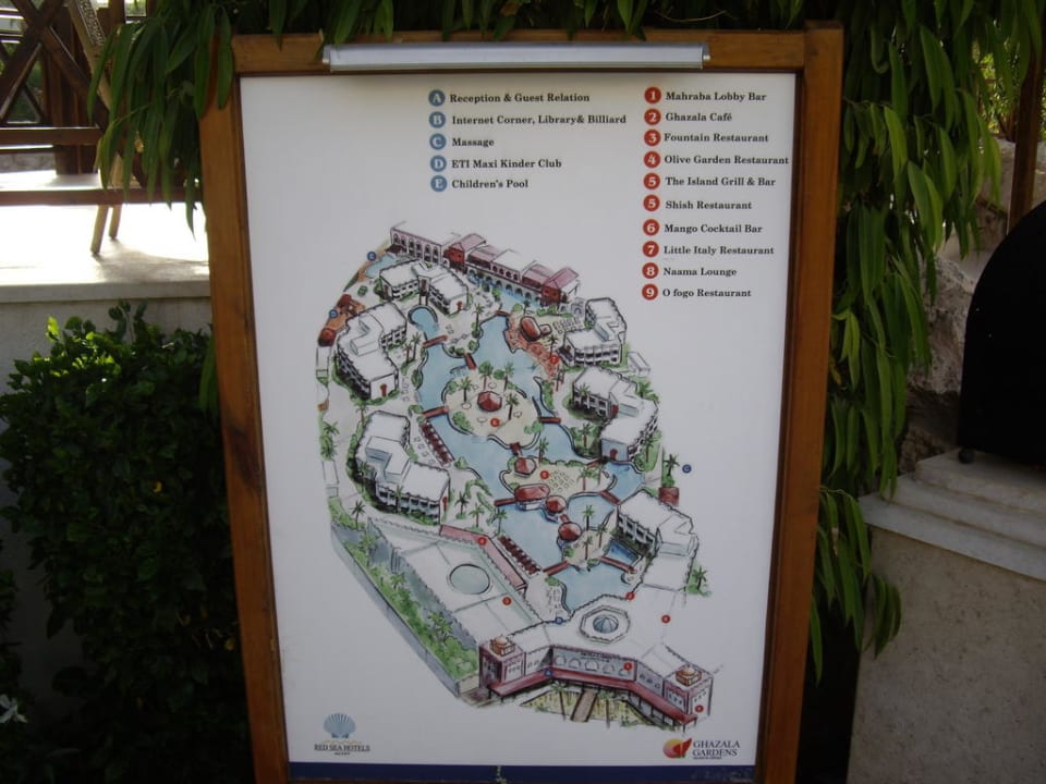 Hotelkarte Ghazala Gardens