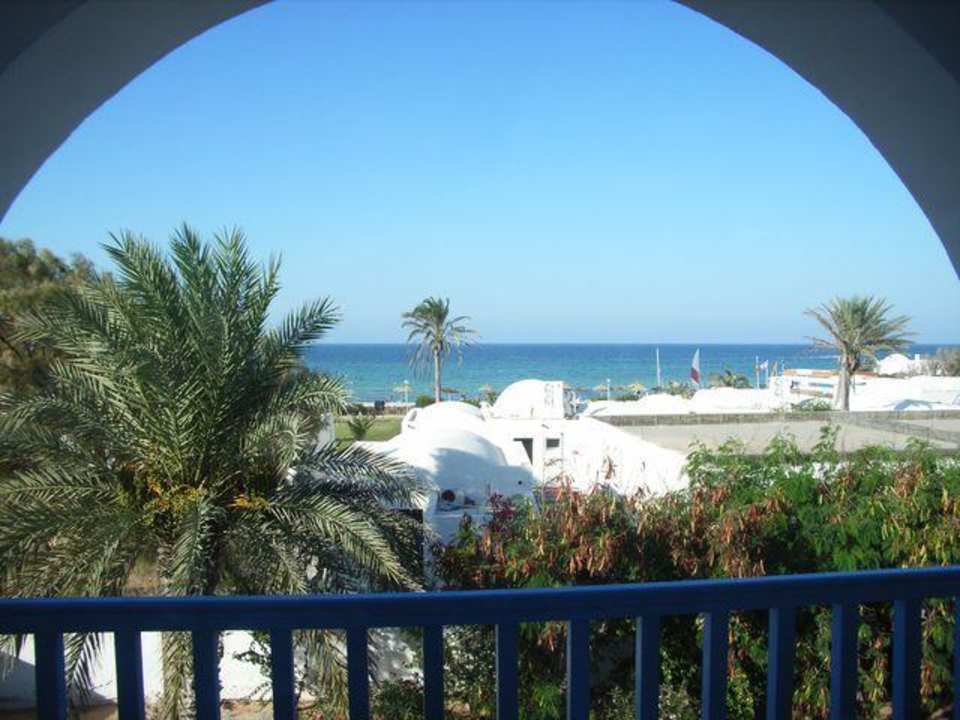 Ausblick von unserem Zimmer Hotel Dar Salem