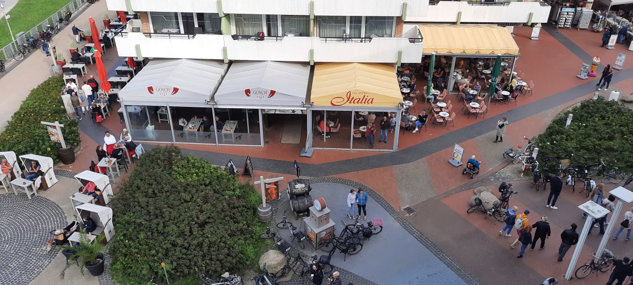 Ausblick Strandhotel Duhnen / Aparthotel Kamp