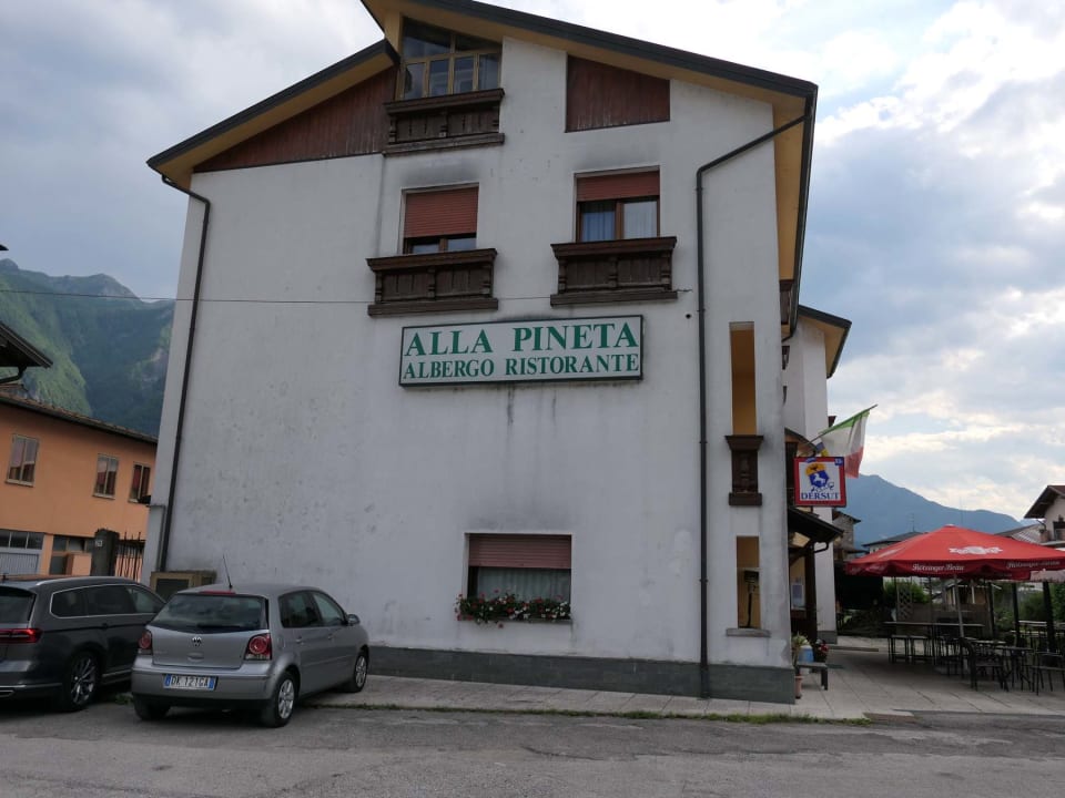 Außenansicht Pension Alla Pineta