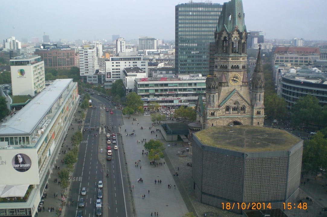 Zimmerausblick 14. Etage nach Osten Waldorf Astoria Berlin