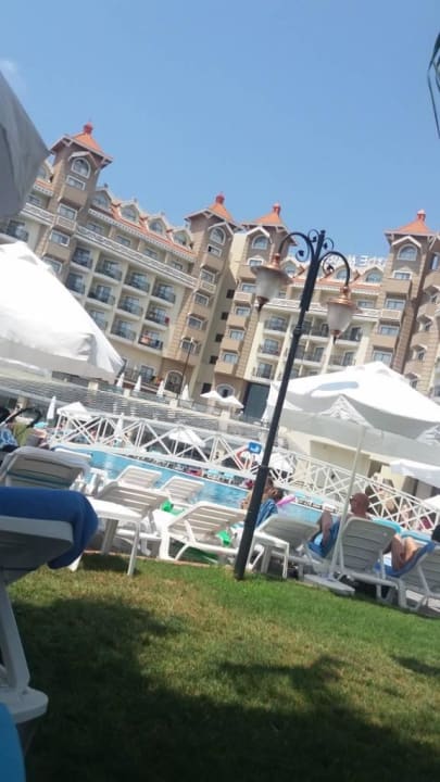 Von unserer Liege aus gesehen Side Mare Resort & Spa