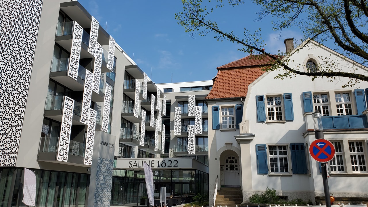 Außenansicht Hotel Saline 1822