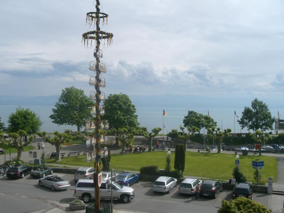 Blick von unserem Hotelzimmer Seehotel Litz