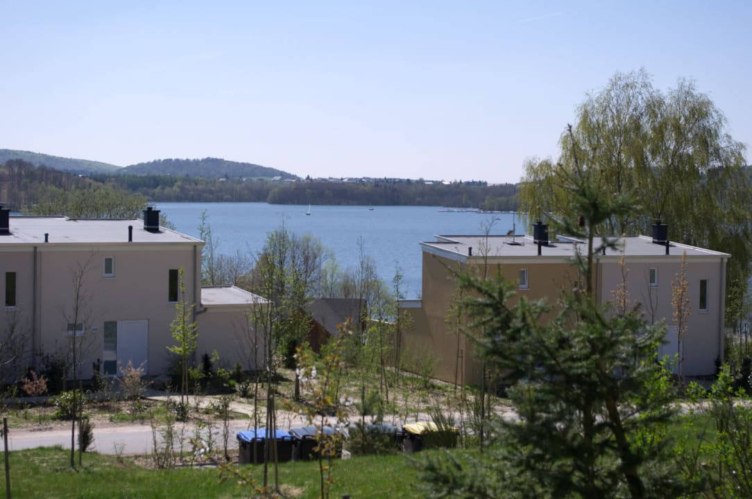 Ausblick von Haus 542  auf den See Center Parcs Park Bostalsee