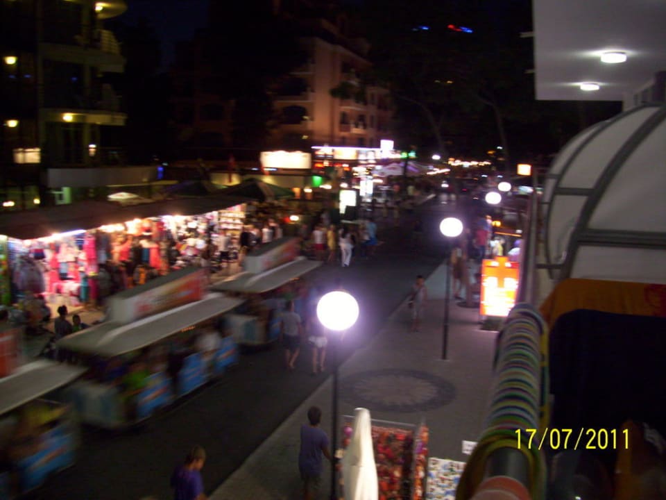 Ausblick vom Balkon Sentido Neptun Beach