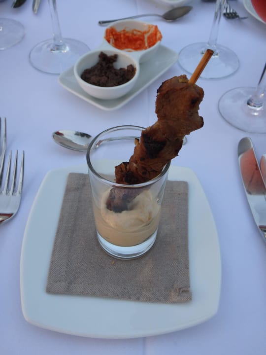 Garden Dinner - Souflaki Spieß Anissa Beach & Village