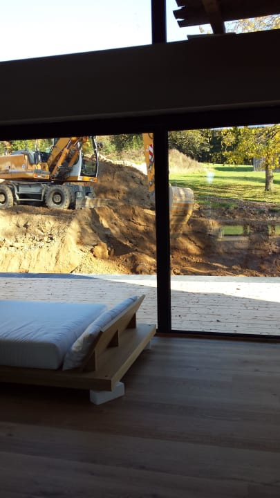 Baustelle vorm Wellnessbereich ULRICHSHOF Nature · Family · Design